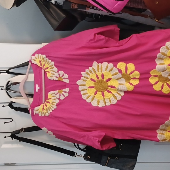 Frances Valentine Delightful Caftan Sunrise Pink - Picture 3 of 9